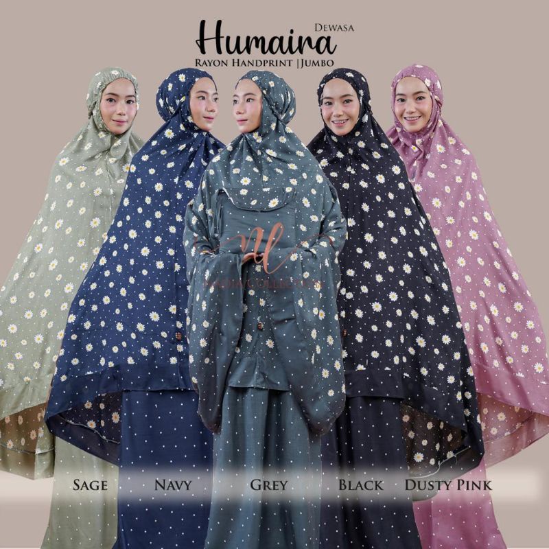 Mukena Katun Rayon Jumbo Mukena Nadia Collection