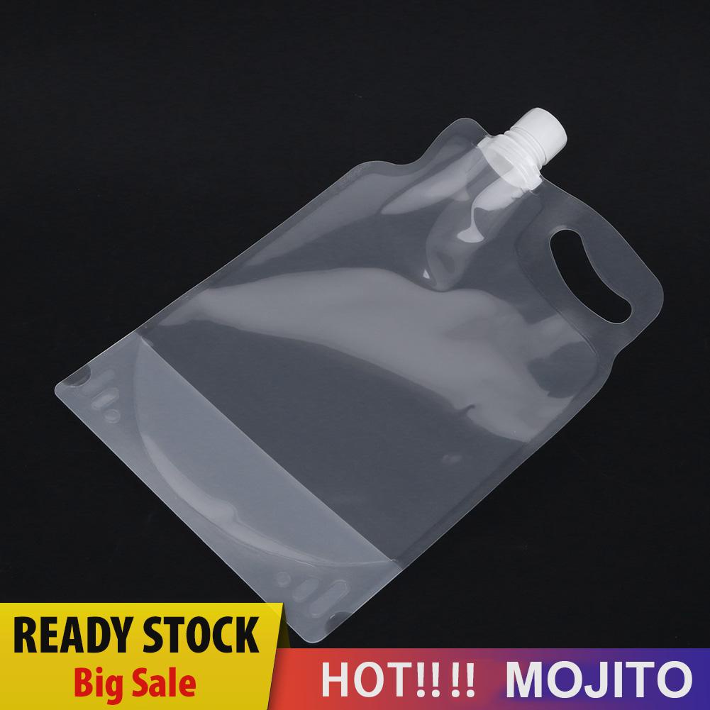 MOJITO Portable 2L Foldable Drinking Water Bag for Outdoor Camping Hiking Riding