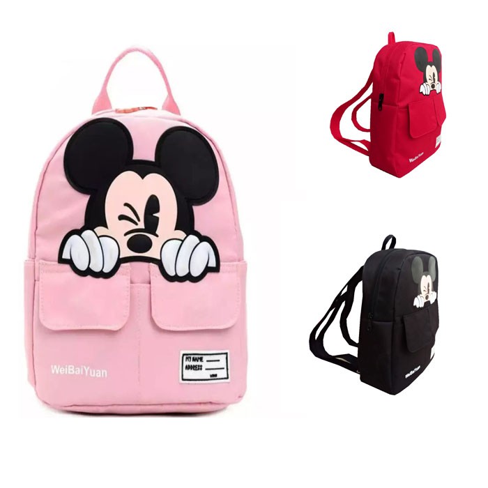 TAS RANGSEL SEKOLAH ANAK PEREMPUAN MICKY MOUSE