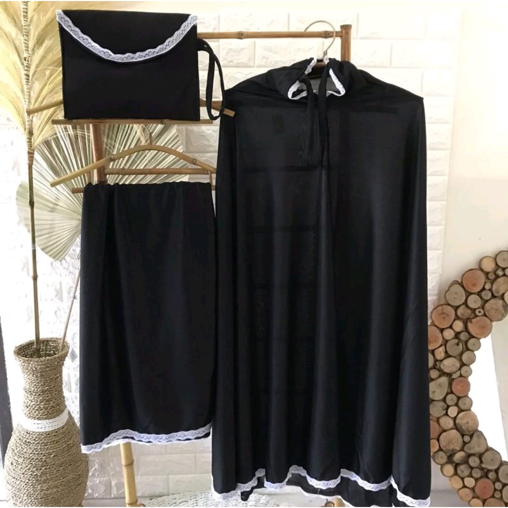 MUKENAH JUMBO HYGET AMPLOP POLOS RENDA PREMIUM