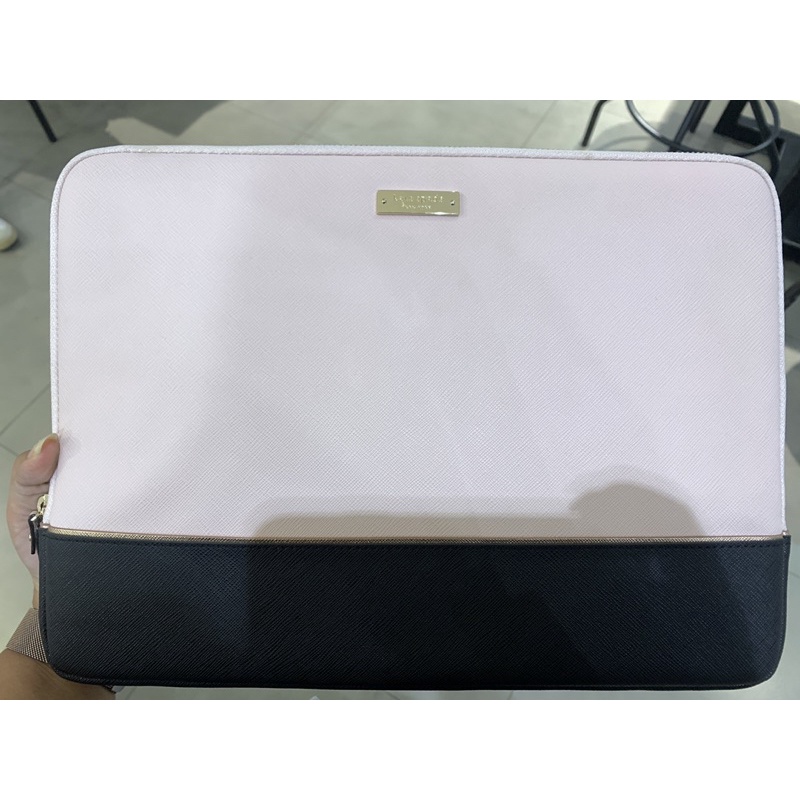 Kate Spade New York Sleeve Colour Block Black Tas Laptop
