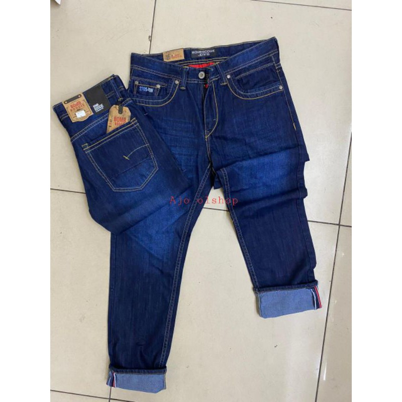 CELANA JEANS BOMBOOGIE PRIA/CELANA FASHION/CELANA TERBARU