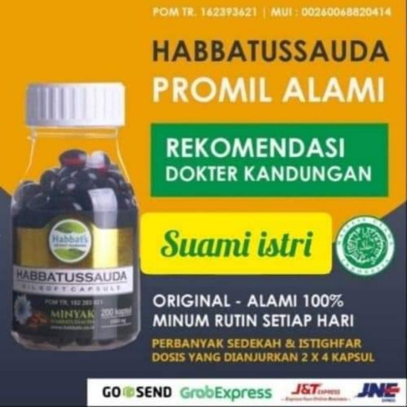 HABBATUSAUDA PROMIL MINYAK HABBATUSSAUDA PROMIL OIL SOFTCAPSULE PROMIL