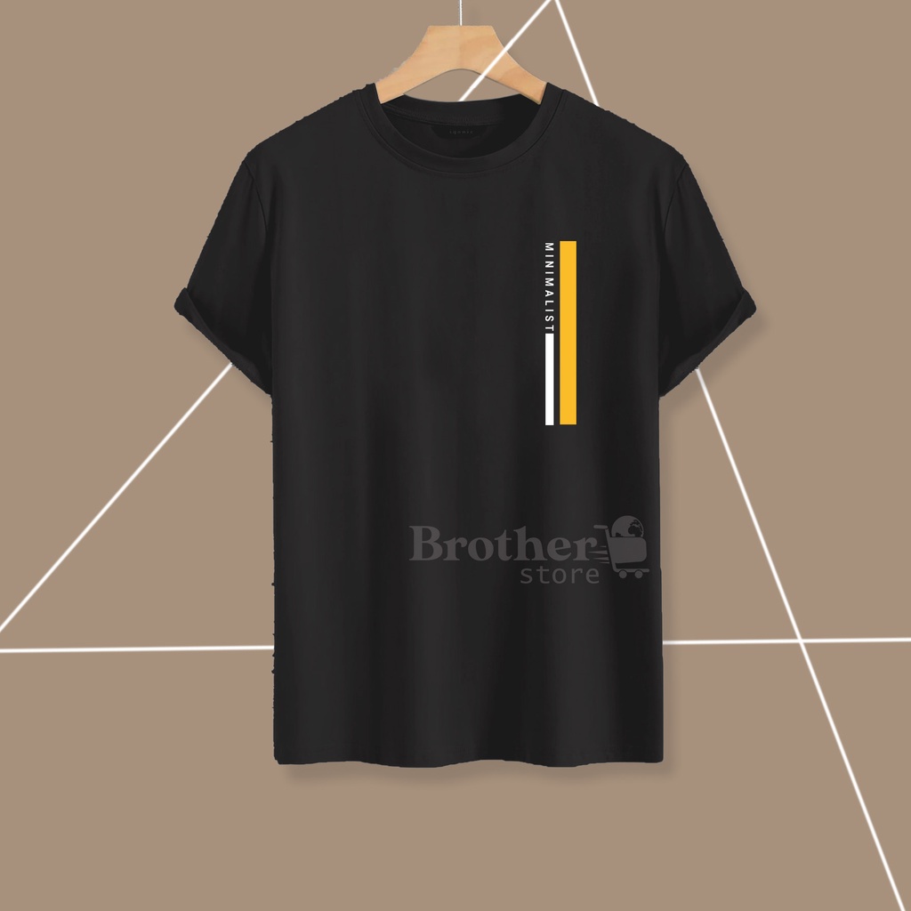 BROTHER STORE - Kaos Distro Pria - KAOS COWOK CEWEK - Kaos Kata Kata - Articel 7MMS Premium