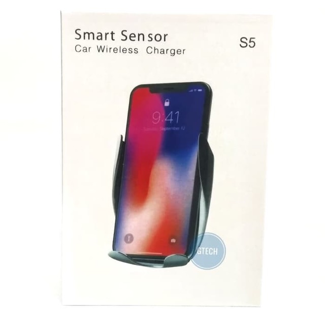 Automatic Car Wireless Charger Smart Sensor Phone Holder Fast Charging