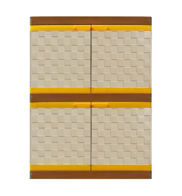 Lemari plastik  susun 2 mini ukuran 50x42x72.5 cm