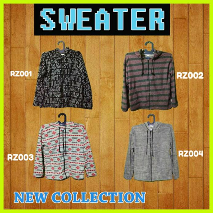 Jaket Sweater Hoodie Flanel Kemeja Fashion Cewek Wanita Banyak Motif