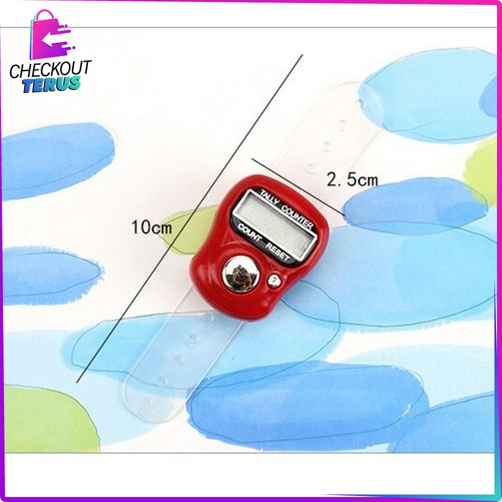 CT C205 Tasbih Digital Mini Tally Counter Tasbeh Kecil Manual Digital Finger Counter Import Alat Hitung Jari Tangan