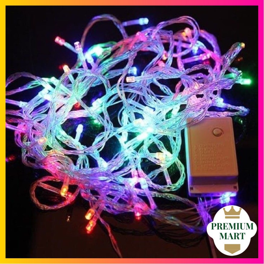 Lampu Natal Led Tumblr / Lampu Hias Dekorasi Rice Light Lamp 5 meter &amp; 10 meter (Tanpa Dus)