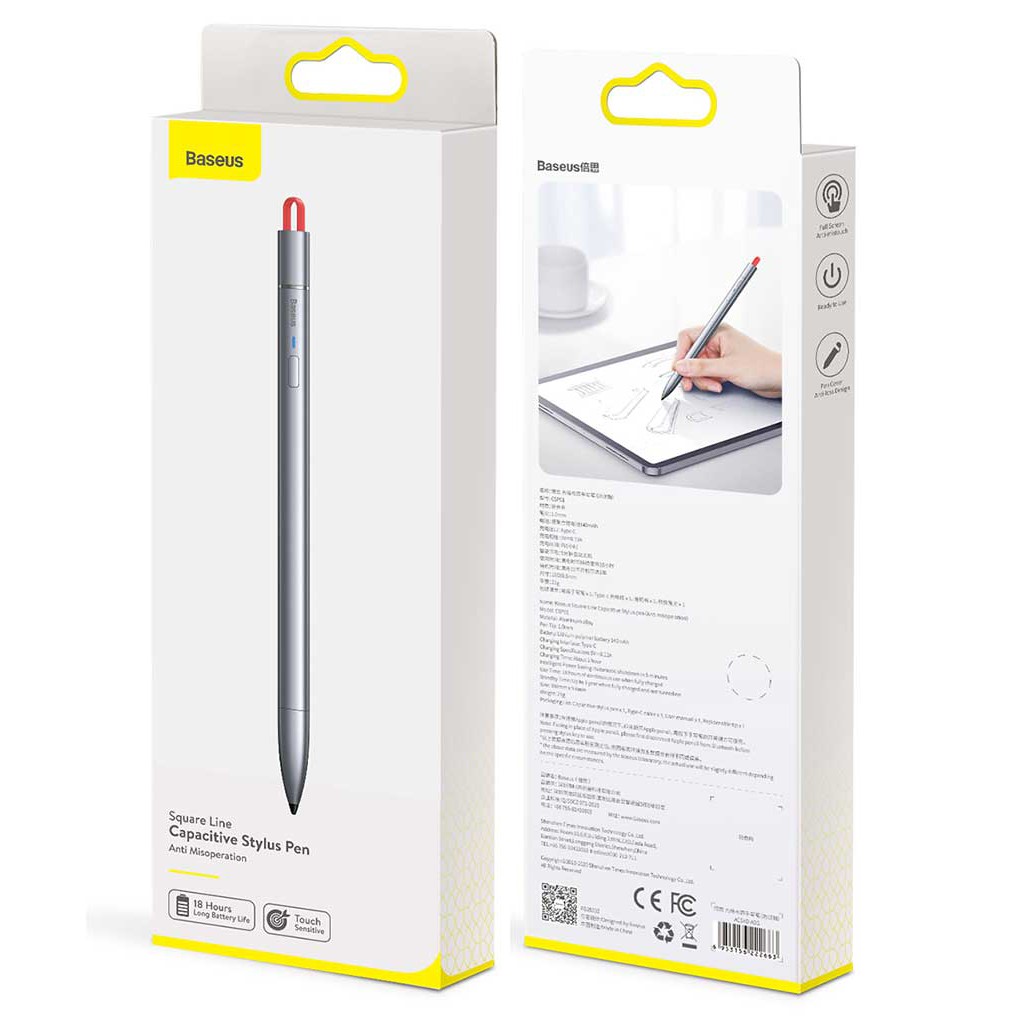 sylus pen apple ipad Baseus Square Line Capacitive Stylus Pen Anti Misoperation Original