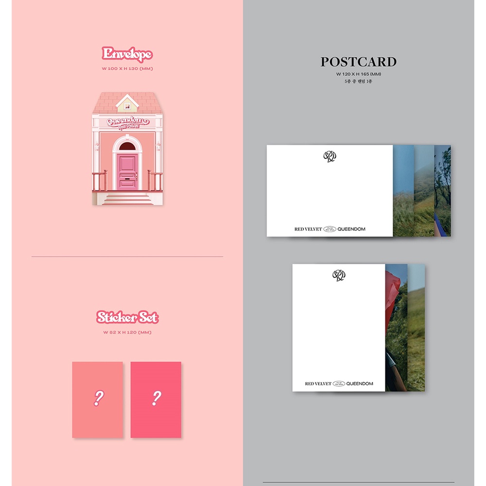 Red Velvet - 6th Mini Album QUEENDOM Case / Photobook Ver