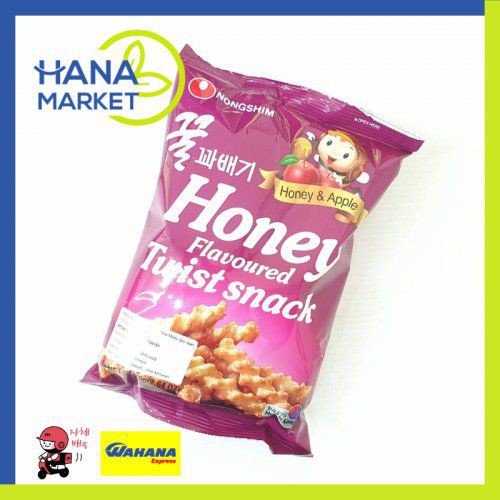 

NONGSHIM HONEY TWIST SNACK 75GR / HANA MARKET