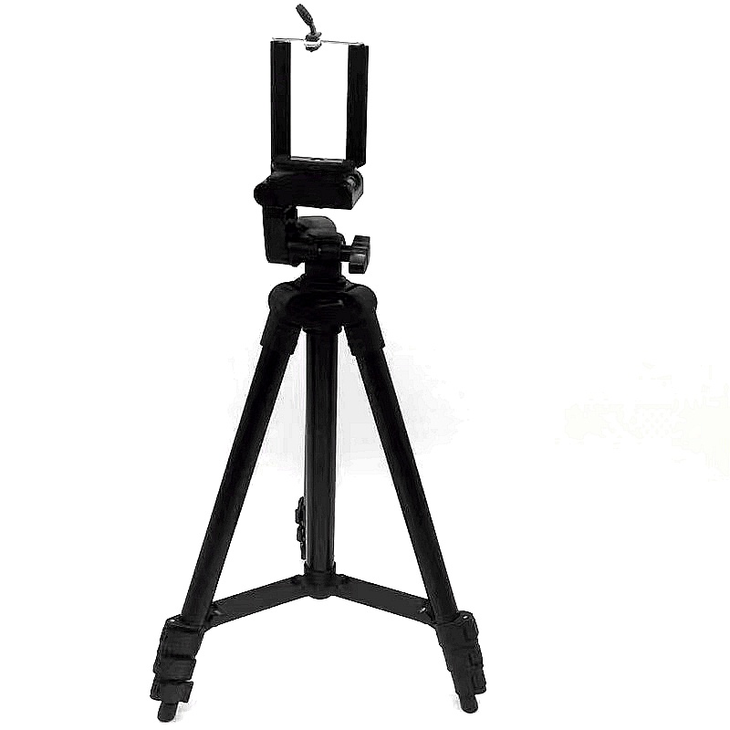 Tripod 3120 Hitam Black Tinggi 1 Meter Gratis Holder DSLR Kamera Handphone dll Termurah