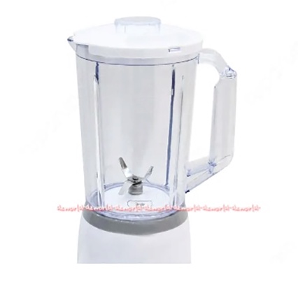 Kris Blender Grinder Jug Bahan Plastik 1.2L Alat Pelumat Untuk Makanan Buah Bahan Plastik Sayuran 1.2Liter Krischef