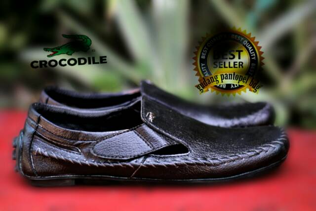 PROMO SEPATU SLIP ON PRIA CROCODILE CASUAL FORMAL PLUTO TERLARIS