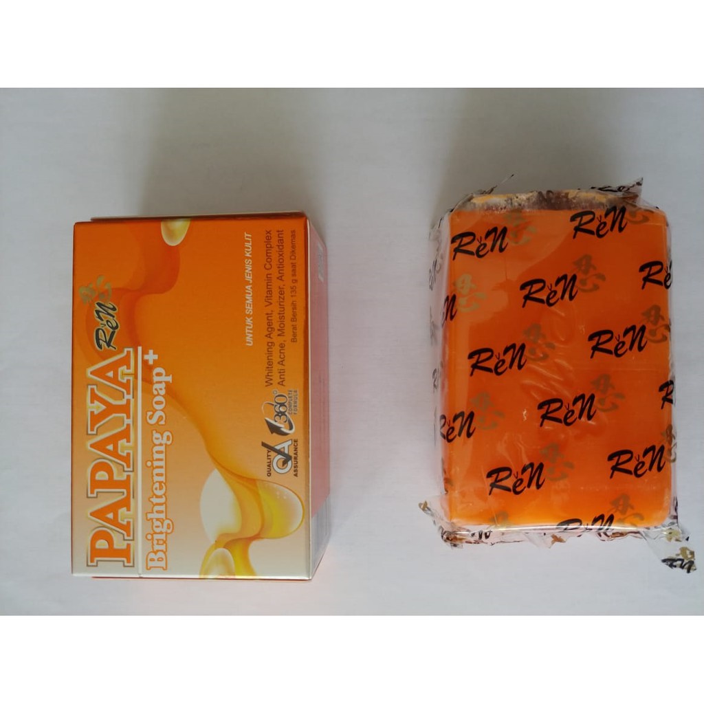 NEW SABUN PAPAYA REN GOLD 135gr 100% ORIGINAL
