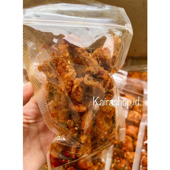 KULIT CRISPY PEDES DAUN JERUK | KULIT KRISPiI