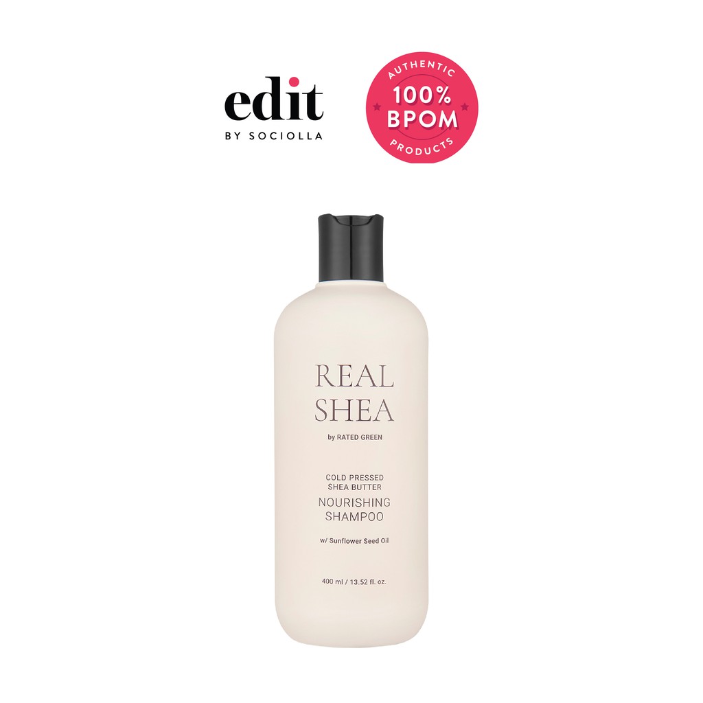 

Rated Green Real Shea Nourishing Shampoo - size: 400 ml - Edit by Sociolla
