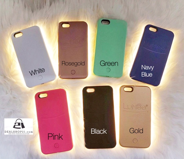 Lumee Led Glam Case For iPhone 6 ( 100% Copy Authentic, With Blackring On Camera ) New Colour, Gold!