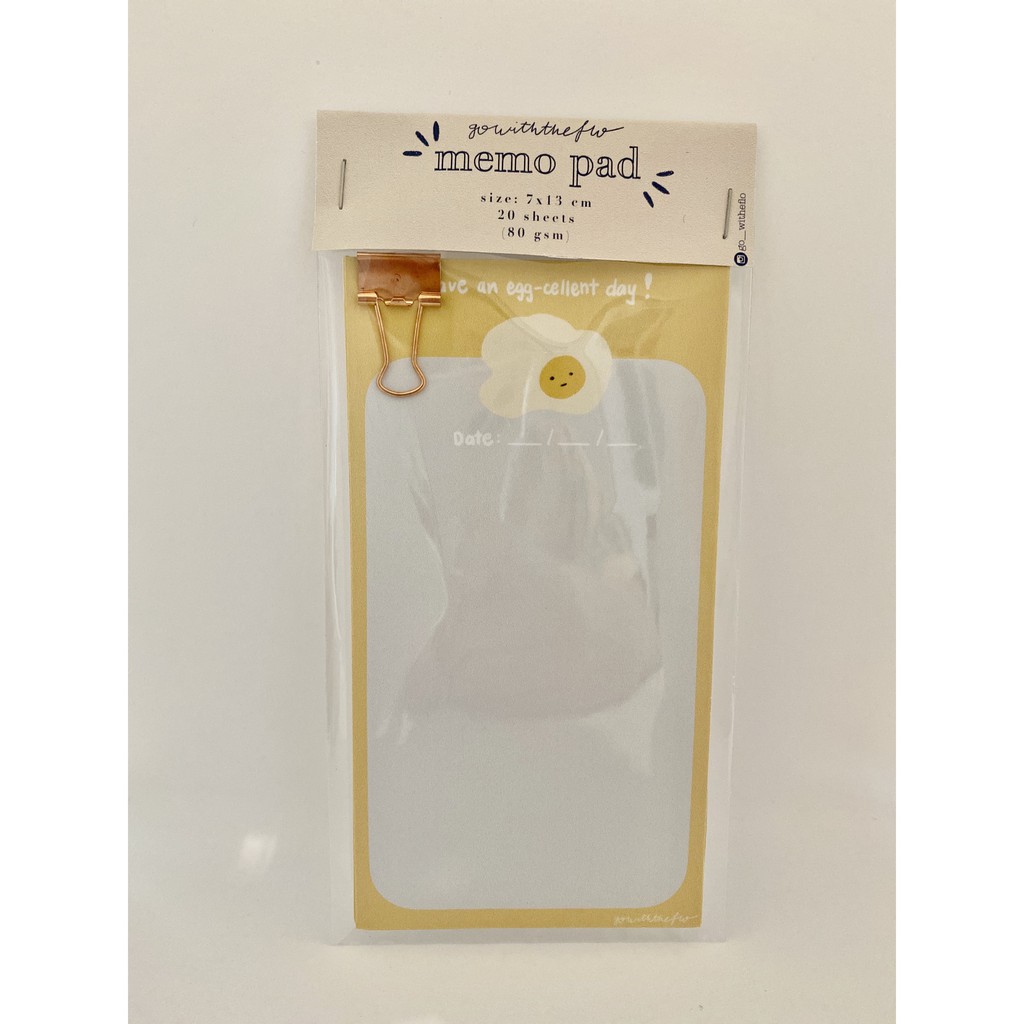 

Kawaii Egg Memo Pad