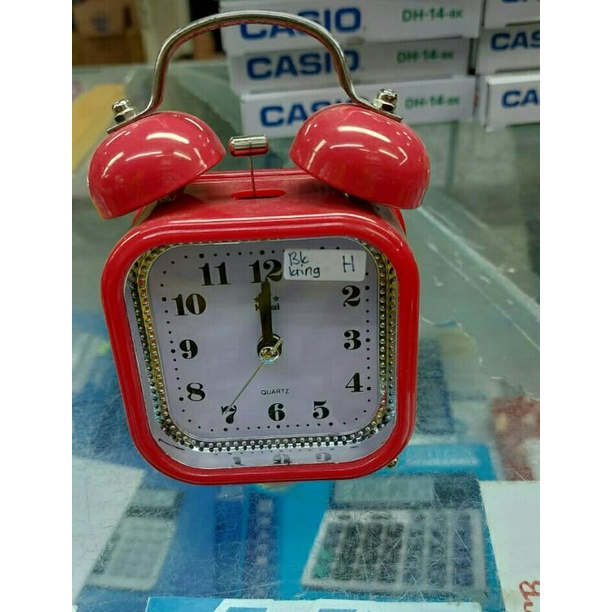 Cod Jam Beker//Jam Meja//Jam Alarem gede stainless