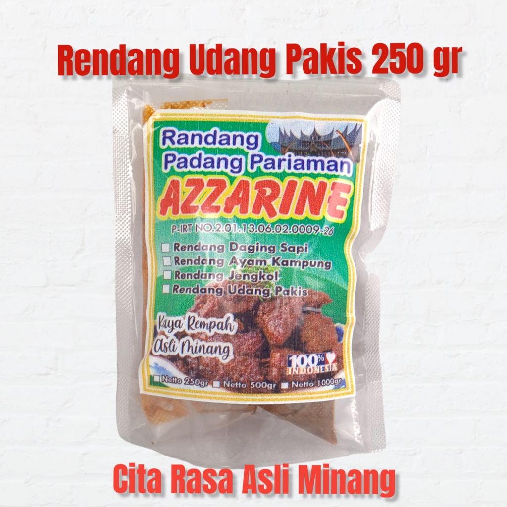 

Rendang Udang dan Pakis 250 gr