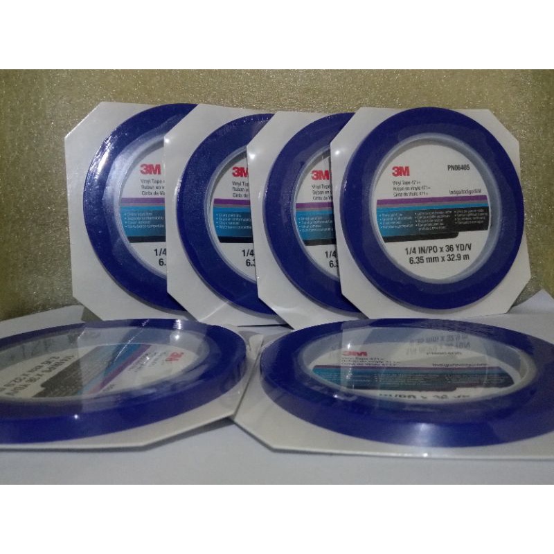 

Masking vinyil tape 3M 471_blue Size 1/4 in 36 yard