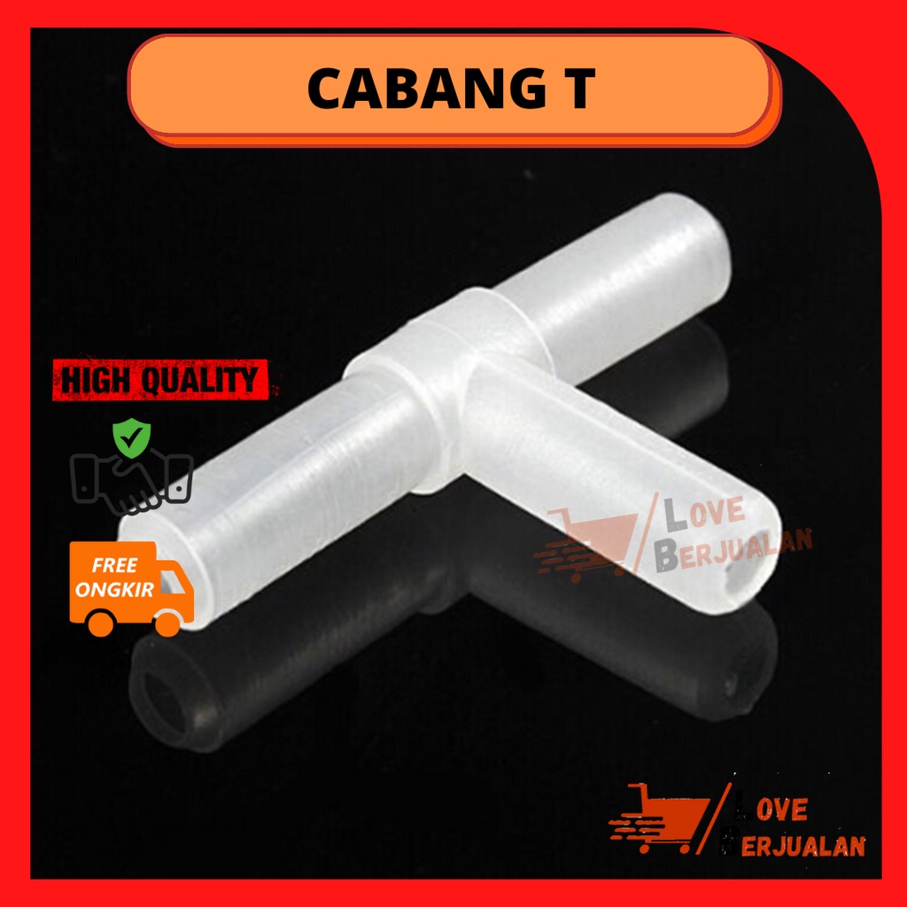 Sambungan selang aerator cabang tiga T