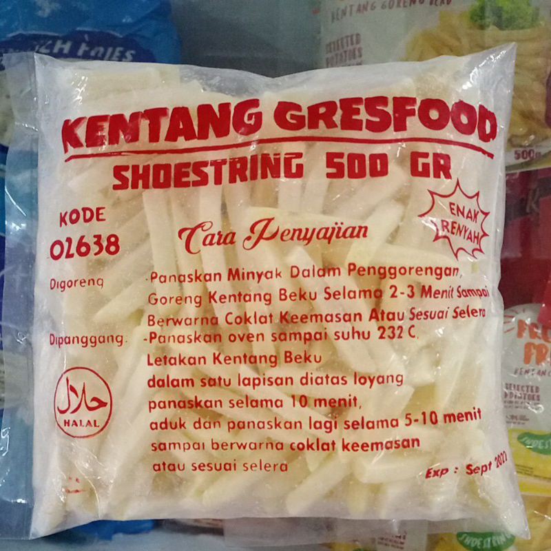 

Kentang GresFood Shoestring 500 gr