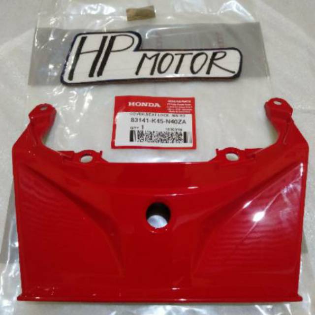 Cover kontak cover tengah jok CBR150R CBR150 R merah original ahm 83141K45N40ZA