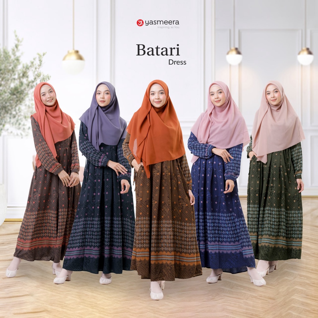 GAMIS MOTIF BATIK | BATARI DRESS BY YASMEERA