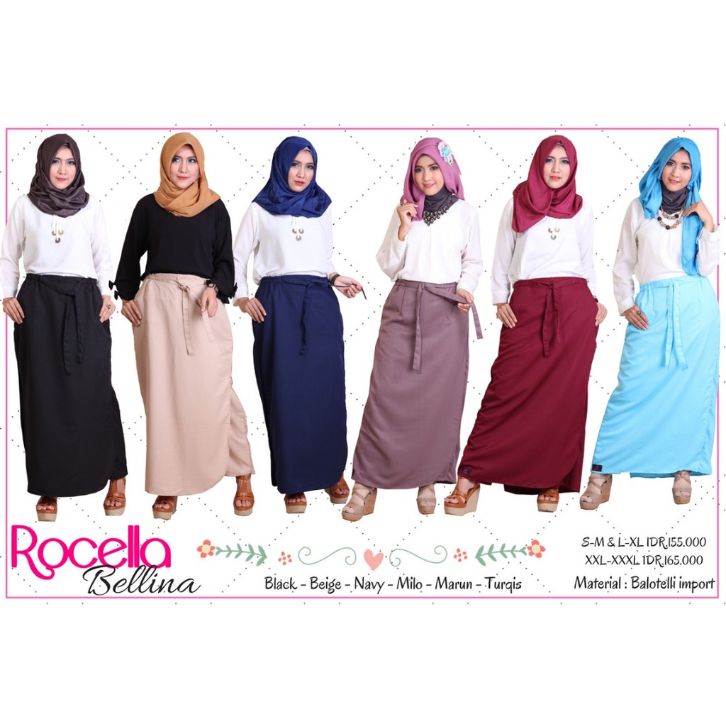 Rok Celana Muslimah ROCELLA Bellina