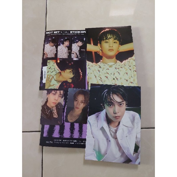 PC PHOTOCARD POSTCARD NCT STICKER SEOUL / STICKER VER JOHNNY YUTA DOYOUNG MARK