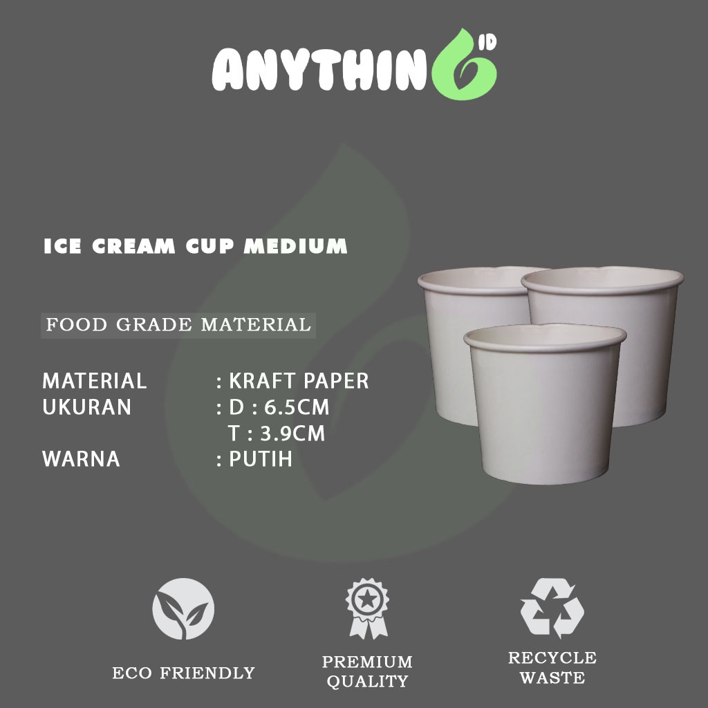 Paper Cup 4oz / Paper Cup Ice Cream 4oz