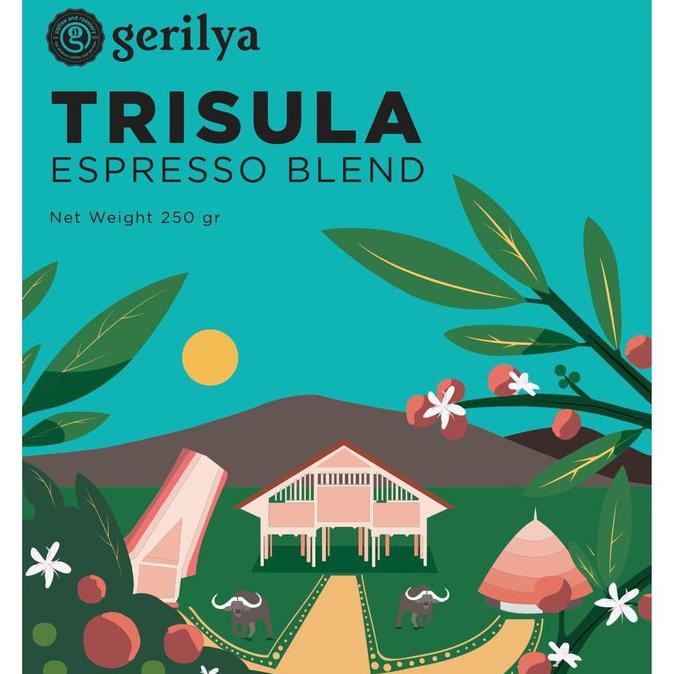 

Trisula Espresso Blend 100% Arabica 250 gram