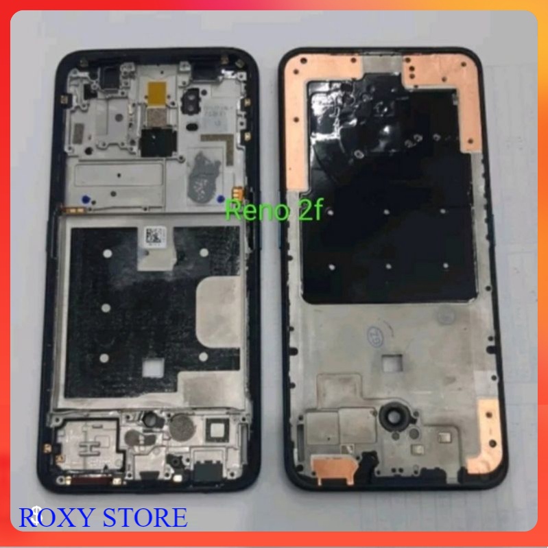 Frame Bezzel Tulang Tengah Tatakan Lcd Oppo Reno 2F Original