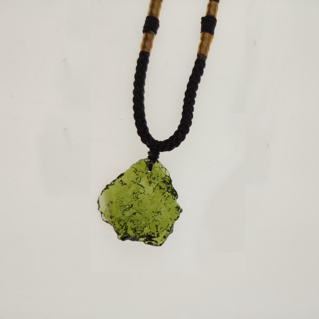 Lily Moldavite Batu Kristal Aksesoris Fashion Membuat Perhiasan DIY Art Jewelry Irregular Stone