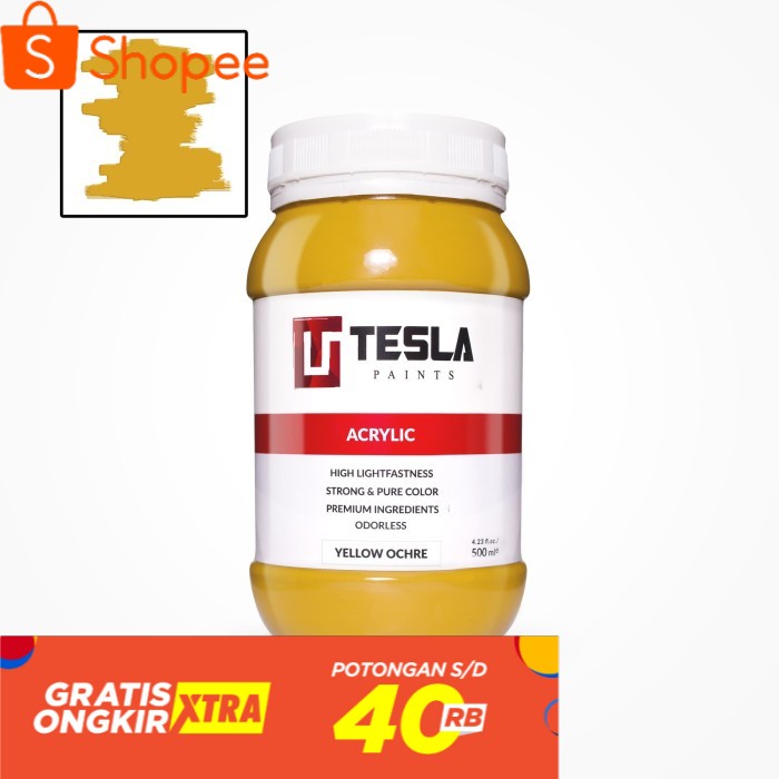 

Tesla Acrylic 500 ml Yellow Ochre