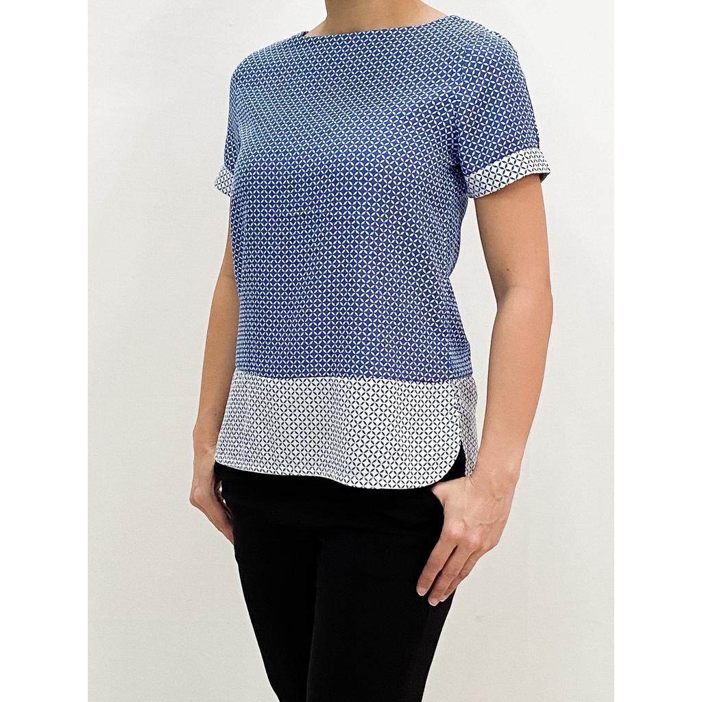 BLOUSE WANITA / BUSANA WANITA LS / BLOUSE LURIK BATIK