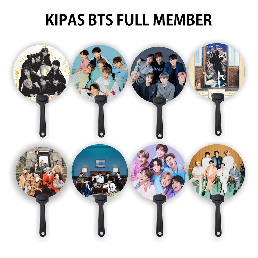 KIPAS TANGAN HANDFAN BTS ALL MEMBER  READY STOCK