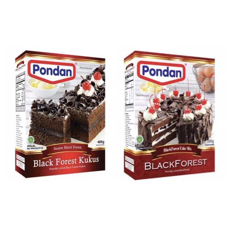 Pondan Blackforest Kukus/Panggang