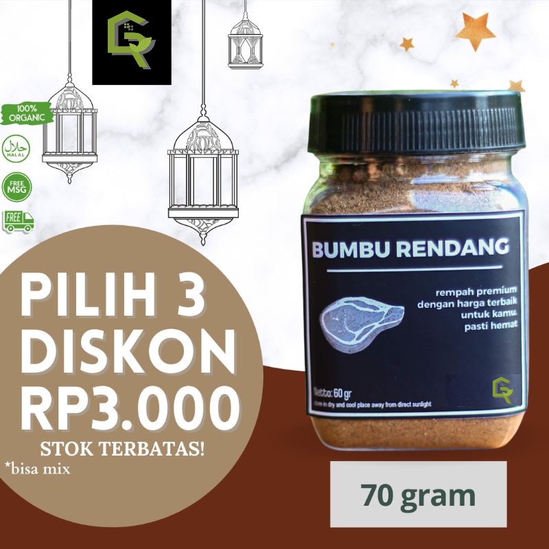 

Bumbu Rendang Padang Aroma Istimewa Bumbu Masak Khas Minang Asli