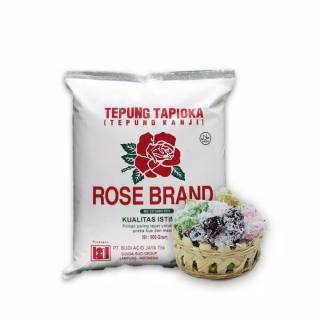  TEPUNG  TAPIOKA ROSE BRAND 500GR Tepung Kanji  Shopee 