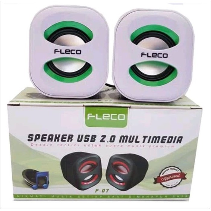 SPEAKER FLECO F07 / F 07 SPEAKER KOMPUTER MINI SOUND XTRA BASS