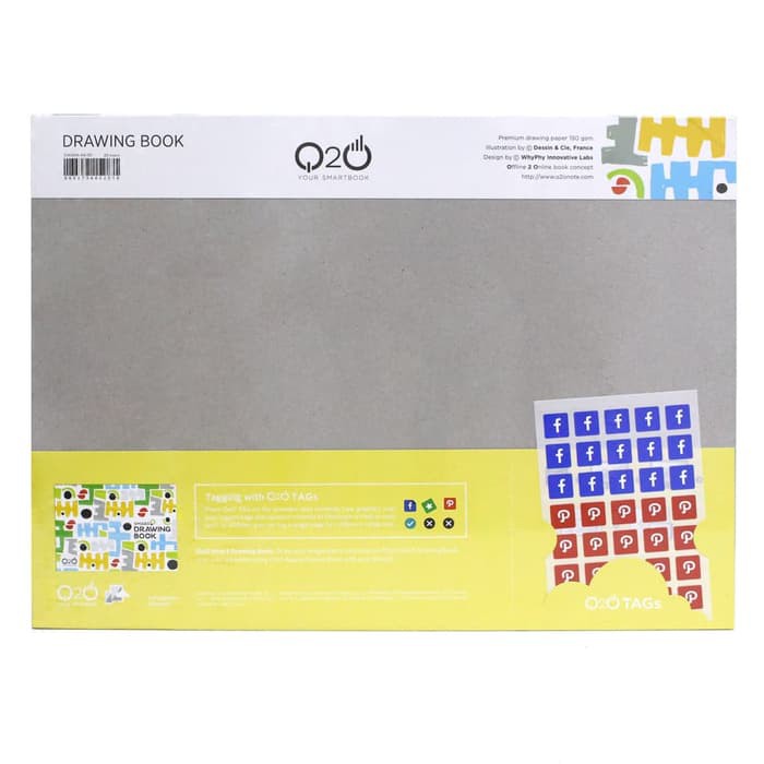 O2O Drawing Book / Buku Gambar Puzzle 20 Pages A4