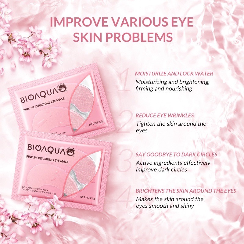 BIOAQUA Moisturizing Eye Mask / Masker Mata / Moisturize Brighten Wrinkle Care Mask