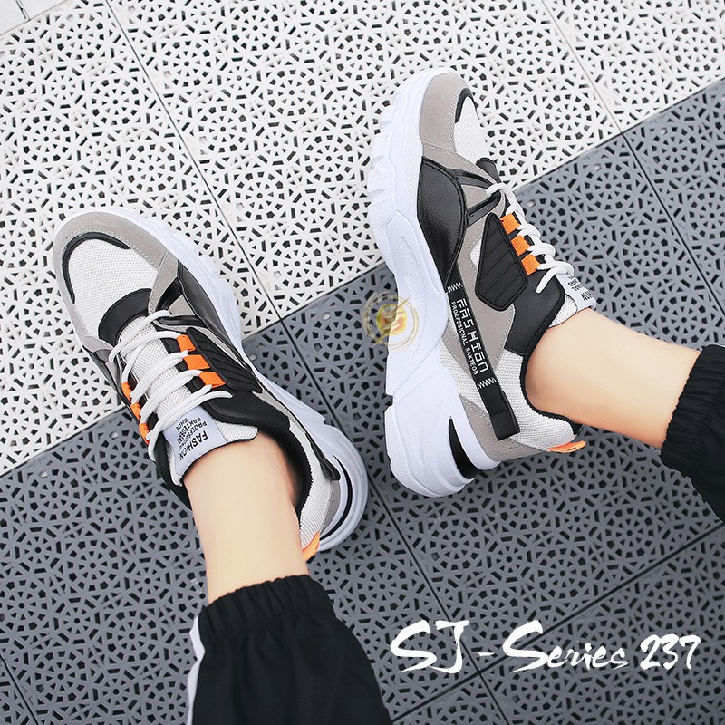 [OOS] Sepatu Sneakers Pria Trendy Kualitas Import Super Premium - 237