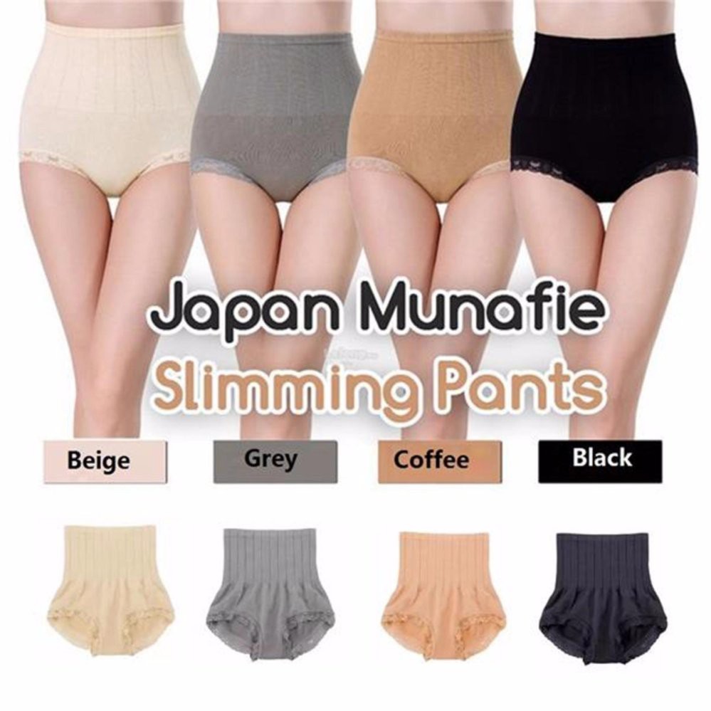 Mikusoo Munafie Celana Korset Slimming Pant Pengecil perut Celana Dalam