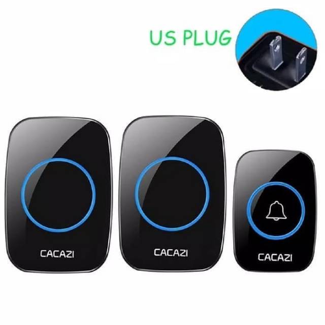 Bell pintu cacazi dengan 2 buah wireless dor bell.