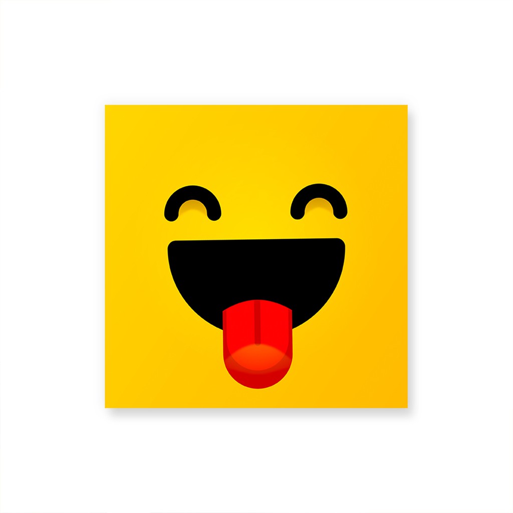 Hiasan Dinding Hiasan Kamar Wall Decor Smile Smiley Emoticon - WD28